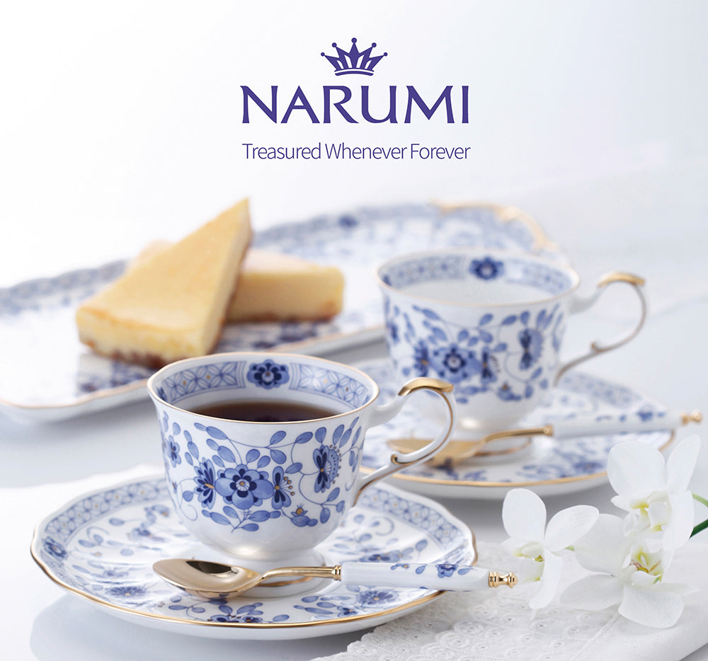 台湾 日本 NARUMI 鳥と花 ボーンチャイナ ティーカップセット-2個