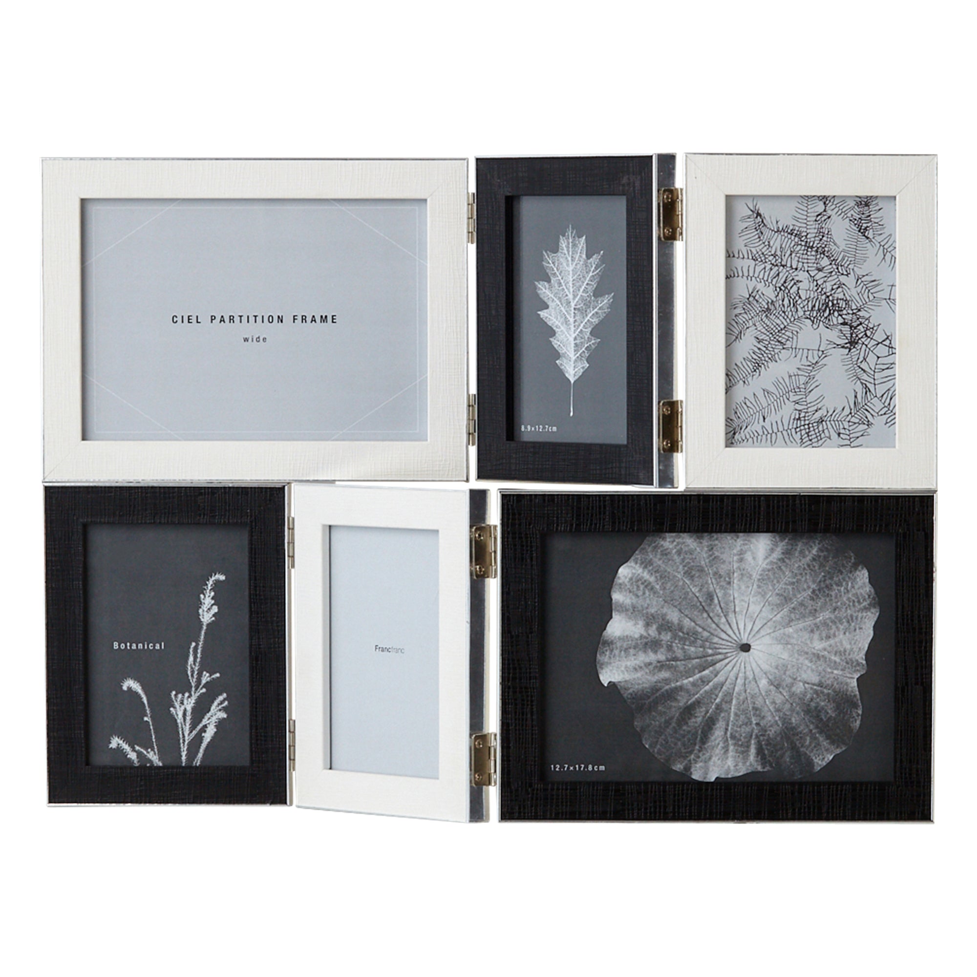 シエル パーテーションフレーム ワイド シルバー | Francfranc（フラン