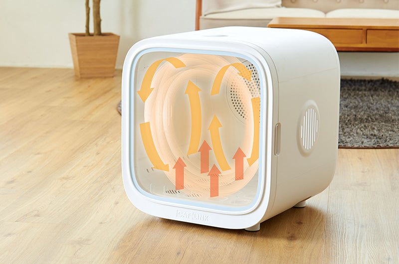 ドライヤーに革命を。安全・高機能なペット用ドライルーム『CATLINK