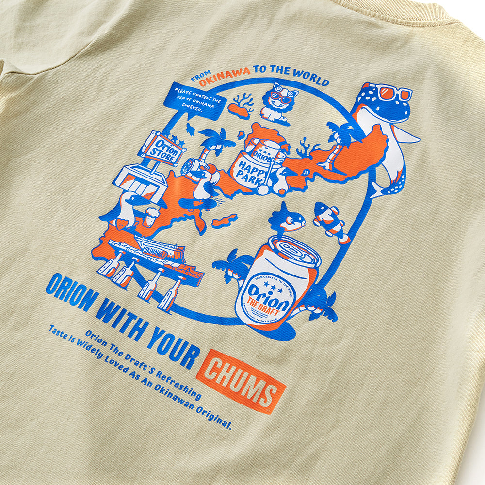 チャムスコラボ】OKINAWA CALLING T-Shirt GREIGE – オリオンビール