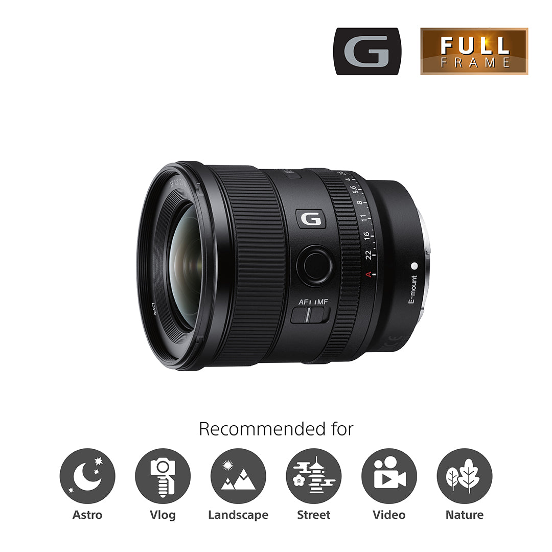SEL20F18G | Lenses | Sony Singapore