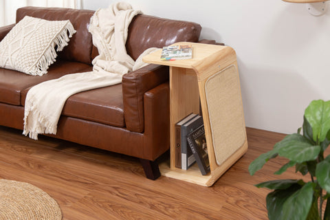 ビンテージ サイドテーブル 花台 ベッドサイドテーブル 猫脚 剥離