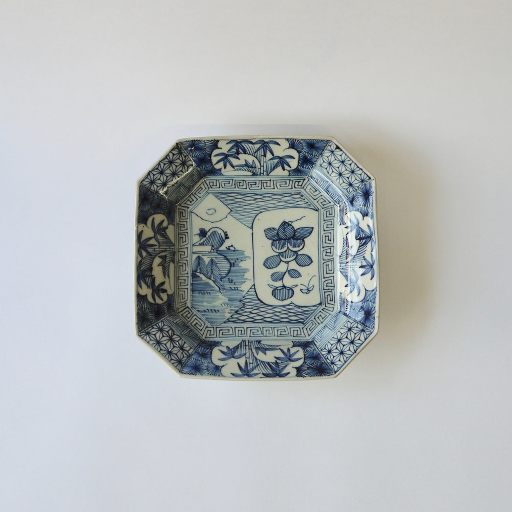 古伊万里染め付け角長皿一客 【公式通販】