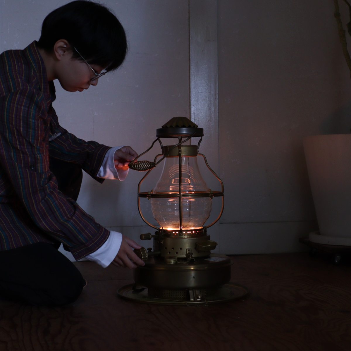 日本船燈 石油ストーブ ゴールドフレーム 日本船燈 ニッセン 石油