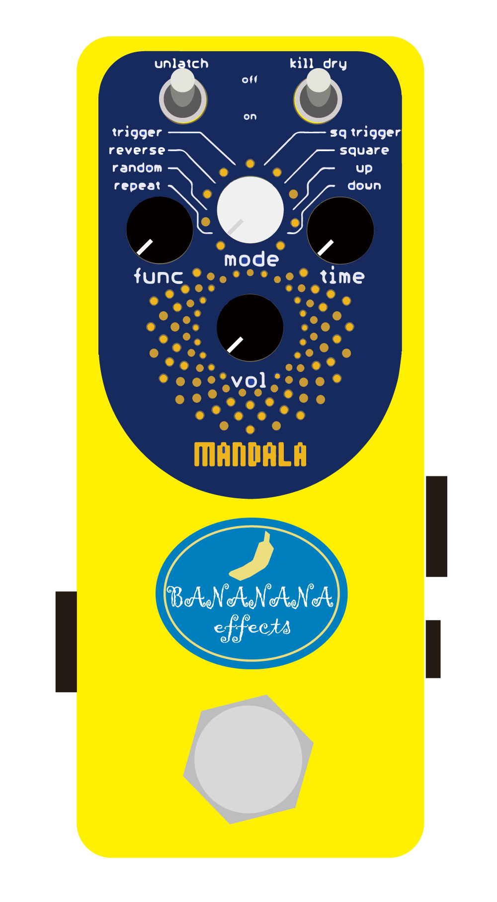 ギター Banana effects Mandala MANDALA GLITCH PEDAL