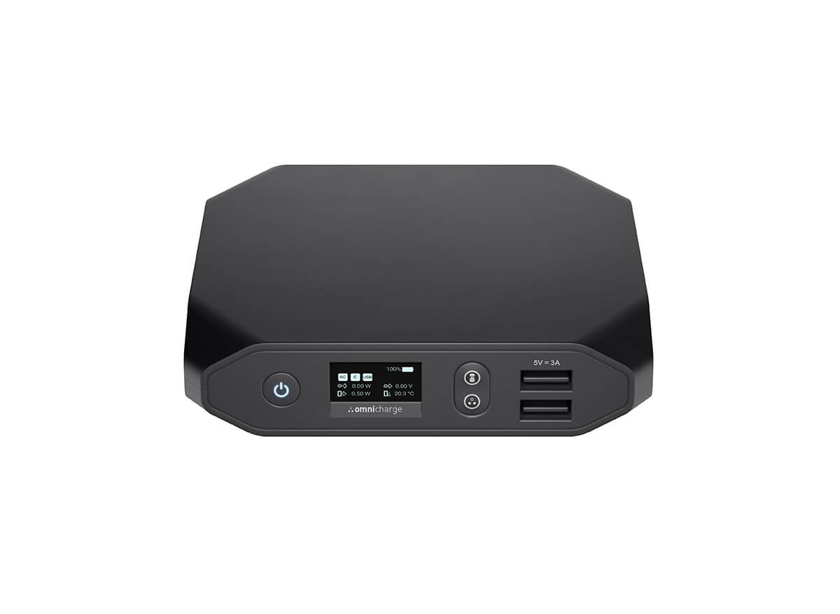 Large-Capacity Power Bank | 38,400 mAh | Omnicharge