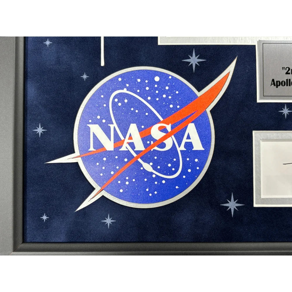 Buzz Aldrin Autographed Apollo 11 Moon Landing Framed Jsa Nasa