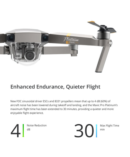DJI Mavic Pro Platinum - 4K Video, 30-Min Flight Time – Redux Air
