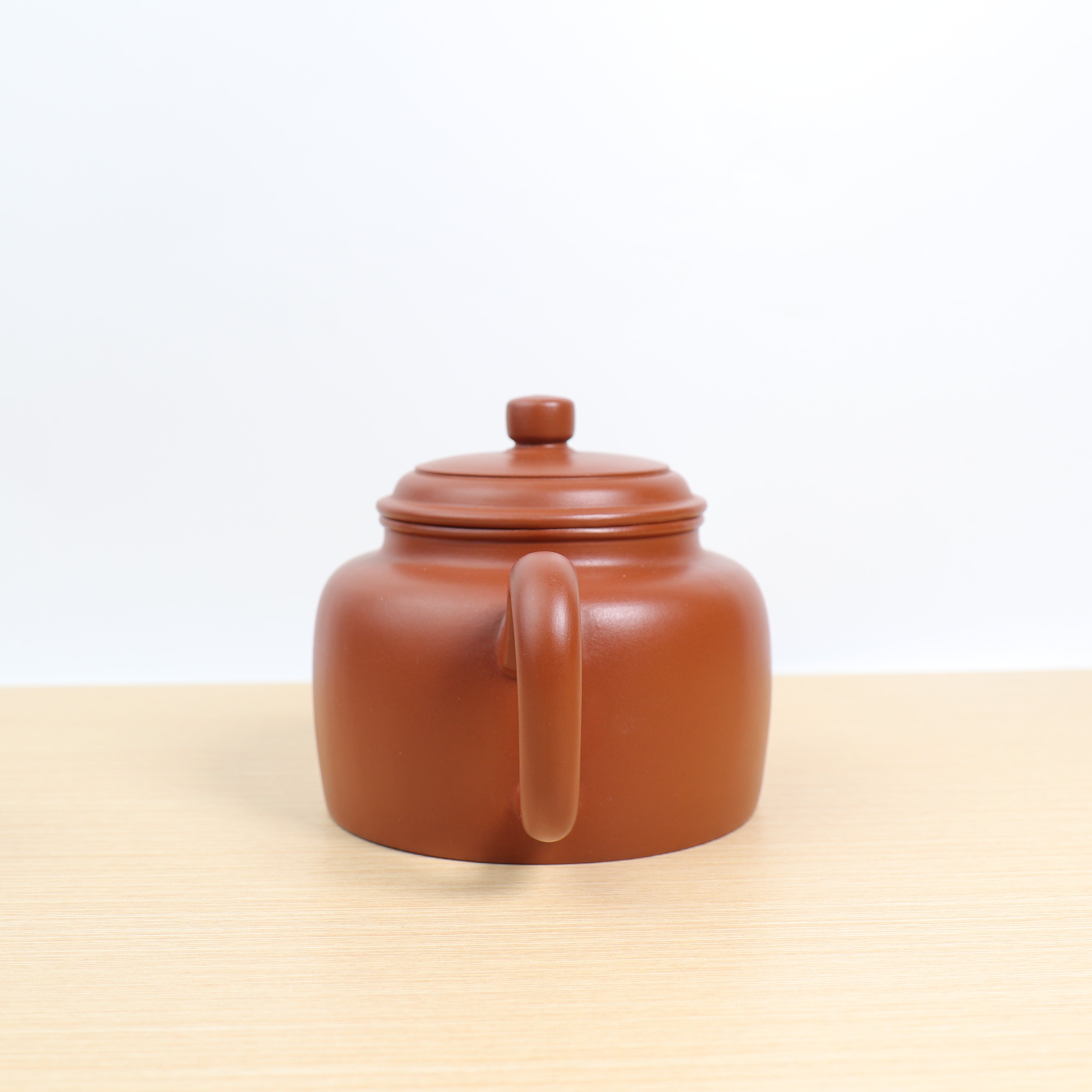 中国古美術・原鉱紫泥蓮子紫砂壺・底款：蒋蓉・紫砂壺・朱泥・急須