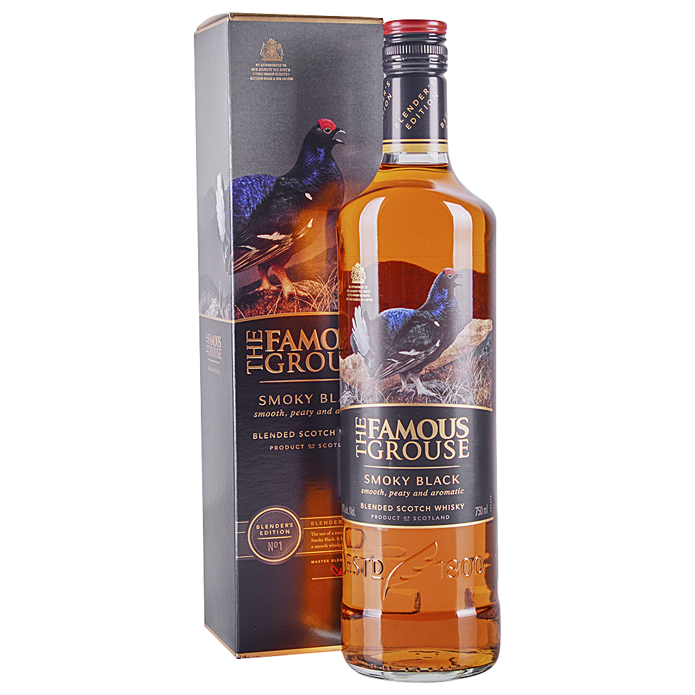 The Famous Grouse Smoky Black Blended Scotch Whiskey - Royal Wine