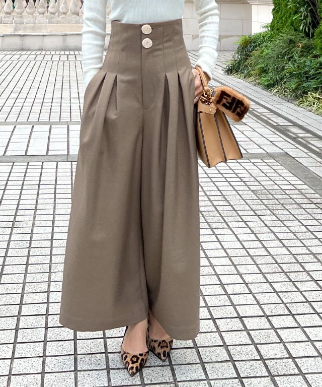 ハイウエストタックフレアパンツ｜JENNE(ジェンヌ)公式通販：パリ