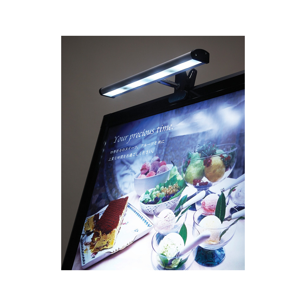 クリップ式パネル用LEDライト 屋外用 IP65 防塵防水設計 (G-LIGHT