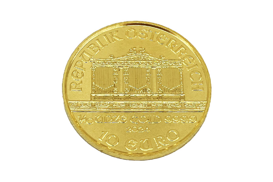 K24 ウィーン金貨ハーモニー 1/10oz の買取実績｜最新相場で高価買取