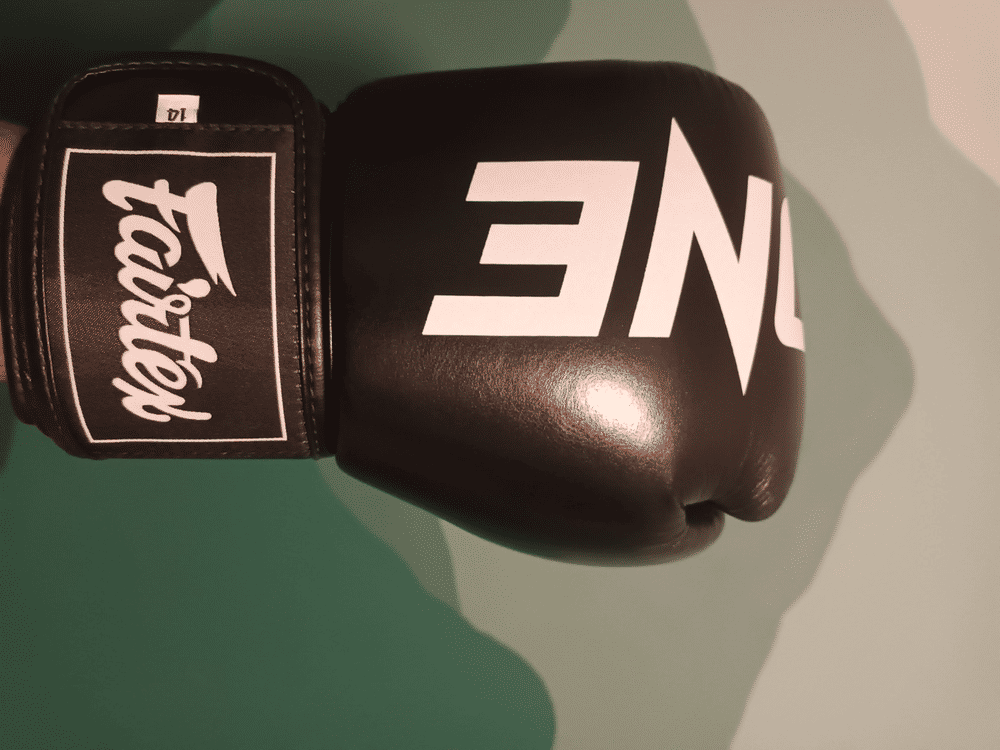 ONE x Fairtex Tight-Fit Boxing Glove (Black) | ONE Championship