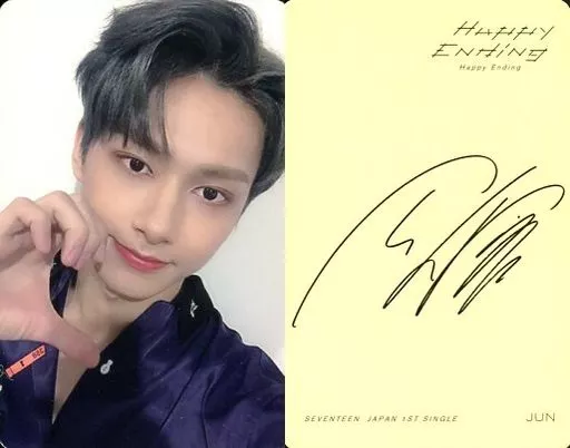 seventeen ジュン 直筆サイン入りチェキ seventeen ジュン 直筆サイン