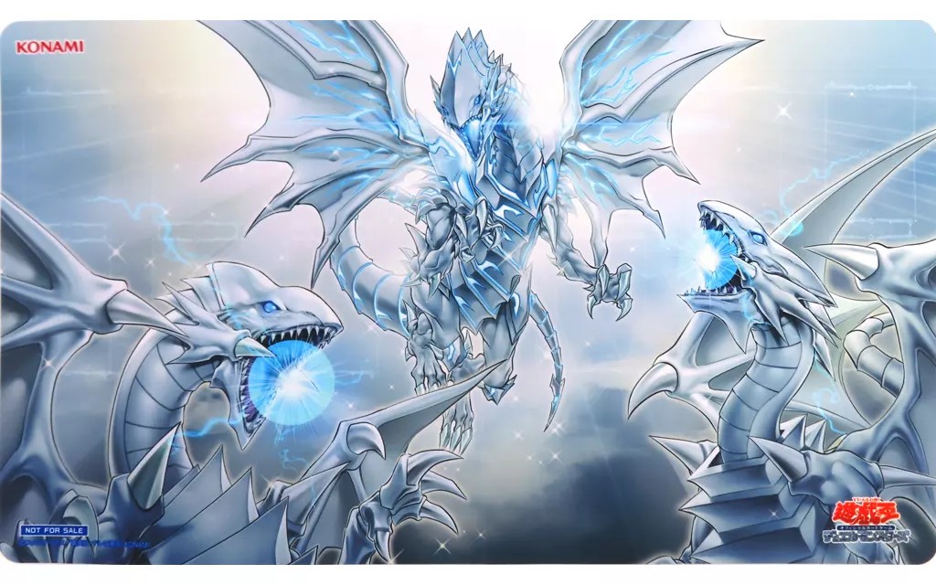 遊戯王 白き龍の威光 プレイマット 遊戯用の日 限定 遊戯王の日 白き