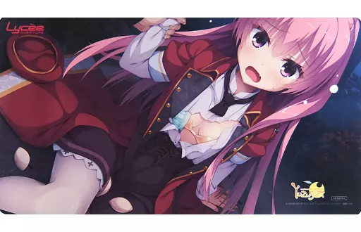 リセ 非売品 ゆずソフト RIDDLE JOKER 三司あやせ プレイマット ゆずソフト リドルジョーカー 三司あやせ 在原七海 プレイマット