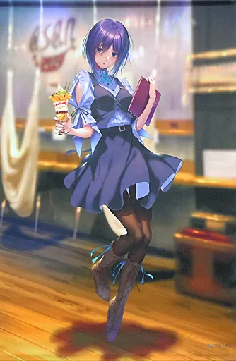 ピロ水 直筆サイン入り複製原画 宮月夕那【はにかみ、彼女は恋をする