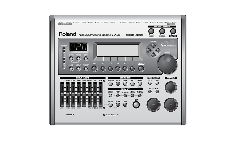 Roland TD-20 音源 モジュール ② Roland - TD-20 | Percussion Sound