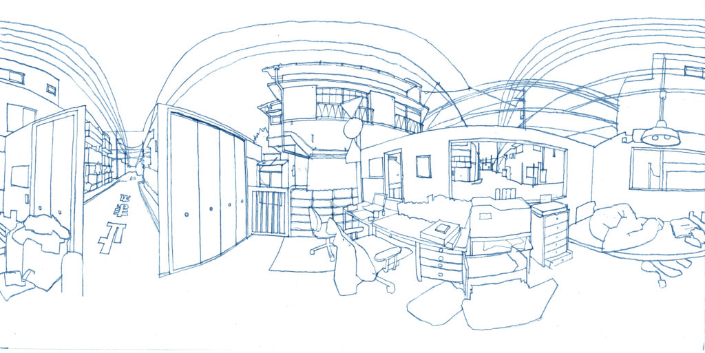 2次元と3次元の融合！THETAを活用した新しい360度の空間表現 l