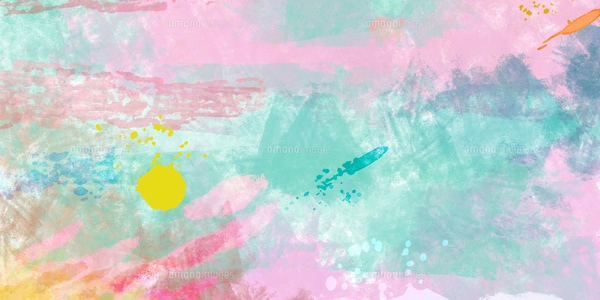 パステルカラーの抽象画の背景イラスト 縦長のイラスト素材
