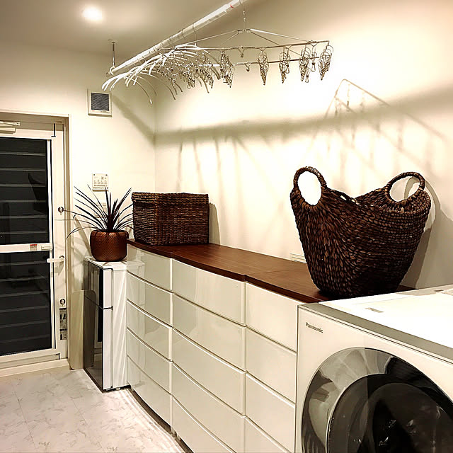 98取付無料！高性能パナソニック多機能おしゃれホワイトインテリア洗濯