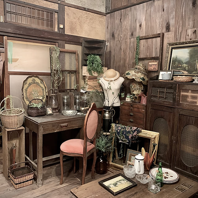 ビィンテージ アンティーク」古美術 骨董 古道具 デスプレー 煙管盆 実