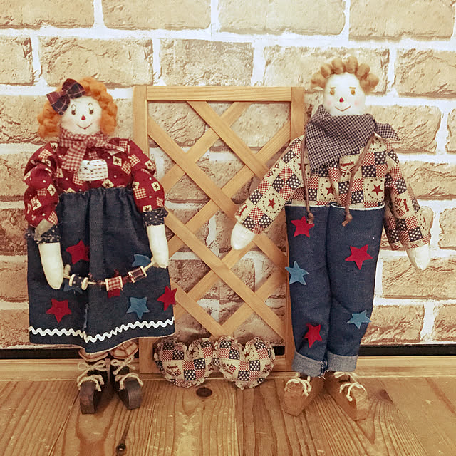 カントリードール アメリカンドール 人形 2体セット 昭和レトロ