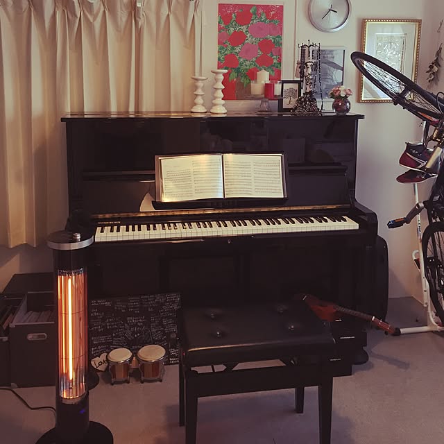 値下☆アラジン 遠赤外線グラファイトヒーター AJ-G9DCピアノブラック