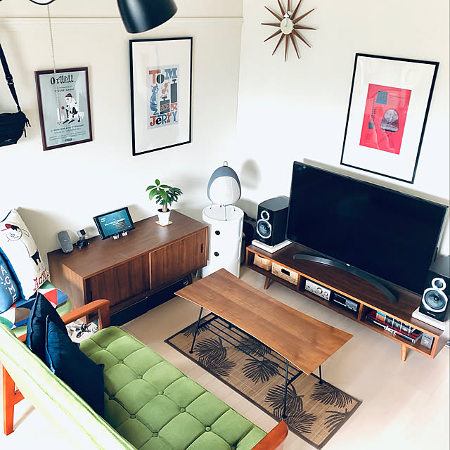 市場 エモ テレビボード 幅150cm ウォールナット突板 EMK-2062 - 通販