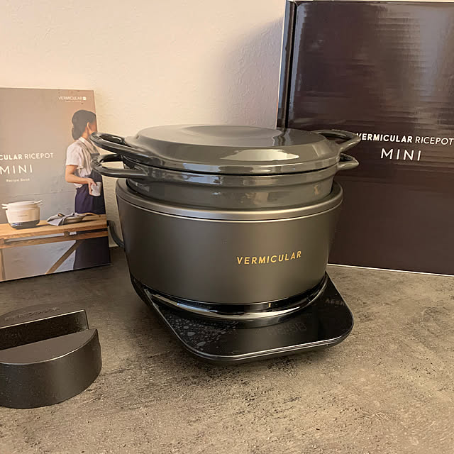 バーミキュラ ライスポットミニ＋ポットヒーター （ソリッドシルバー