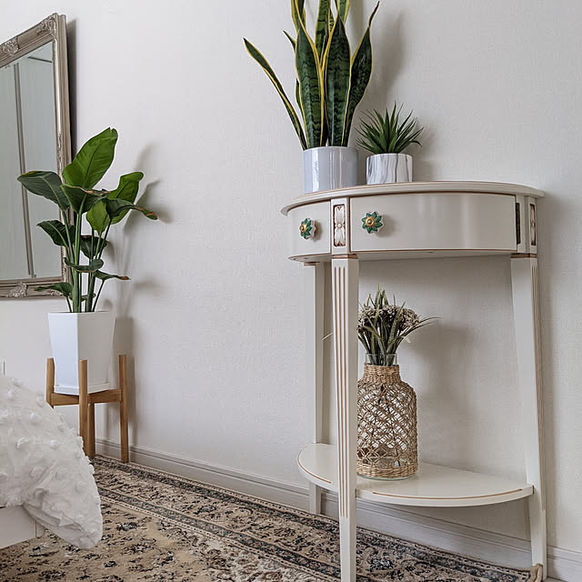 GMHN250○ロココ調 コンソールテーブル サイドテーブル 電話台 飾り台