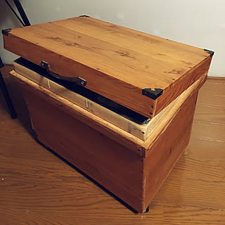 レトロ】お茶の木箱(43.5×47.5×67.5) インテリア/収納/木 レトロ】お茶