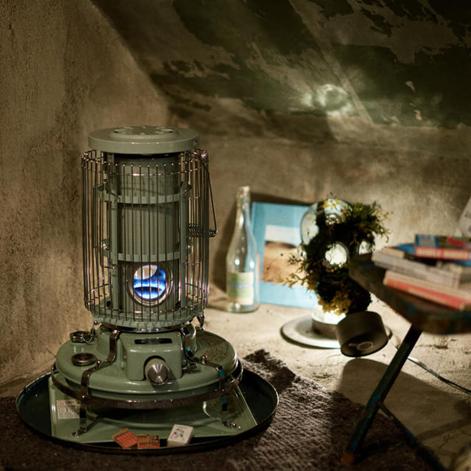 アラジン 石油ストーブ ブルーフレームヒーター グリーン BF3911(G