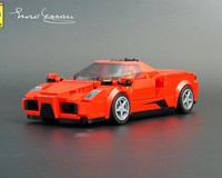LEGO MOC Ferrari Enzo - Speed Champions 8 Studs wide by AbFab74