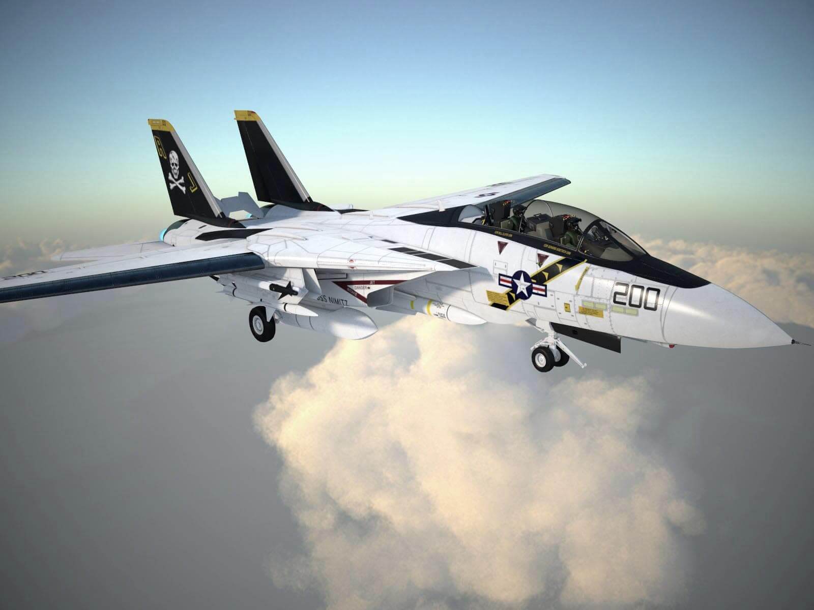 航空機・ヘリコプター F-14A TOMCAT VF-84 JOLLY ROGERS 1994 f-14a