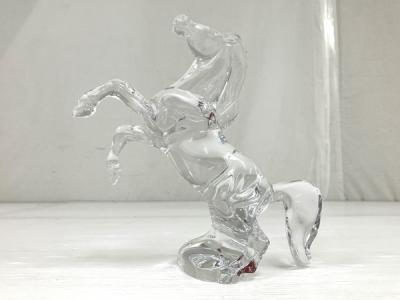 Baccarat クリスタルガラス 馬の彫刻 専用ボックス付き Baccarat