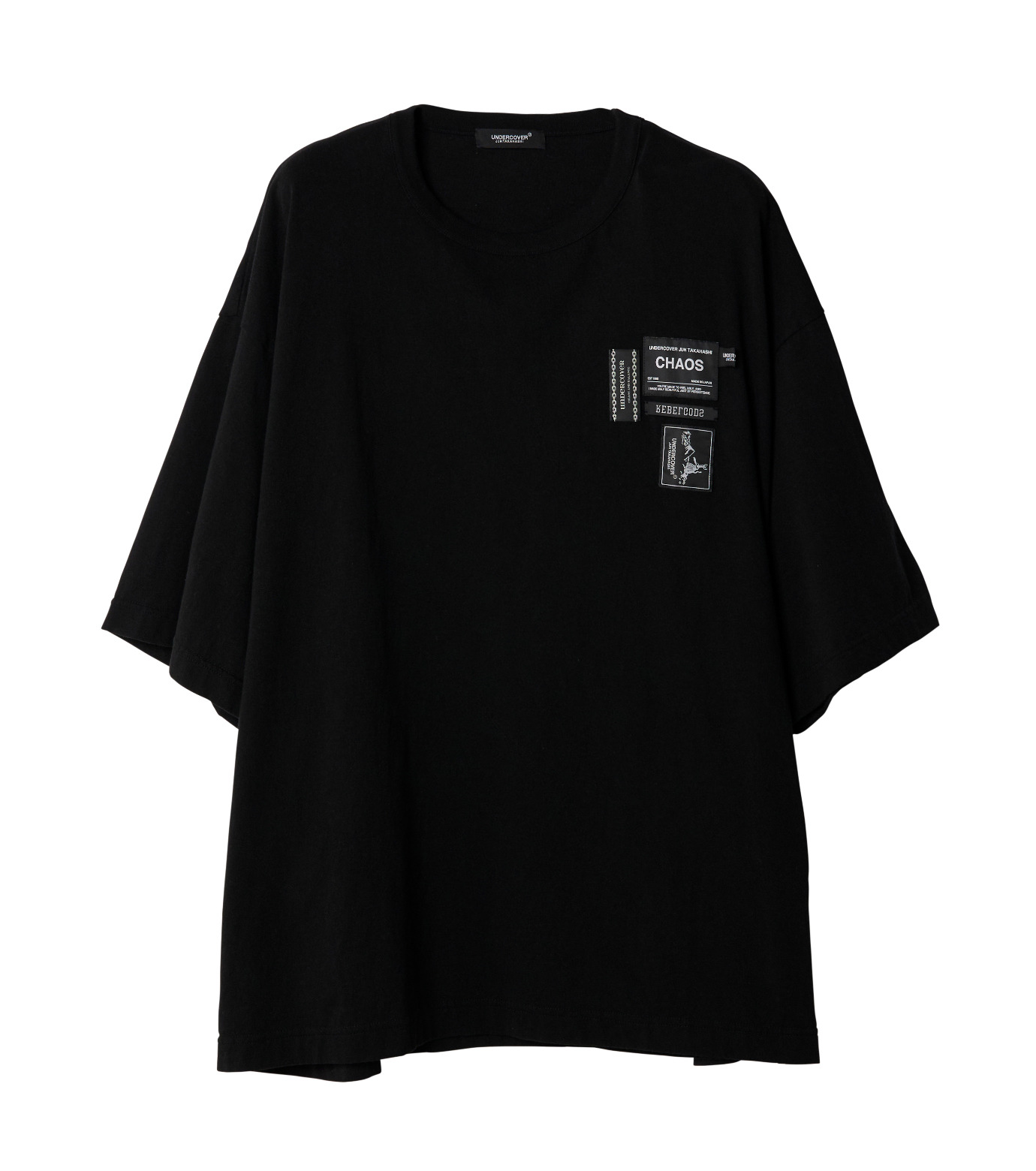 アンダーカバー - UNDERCOVER | T-SHIRT with PATCHES-Black-3の通販