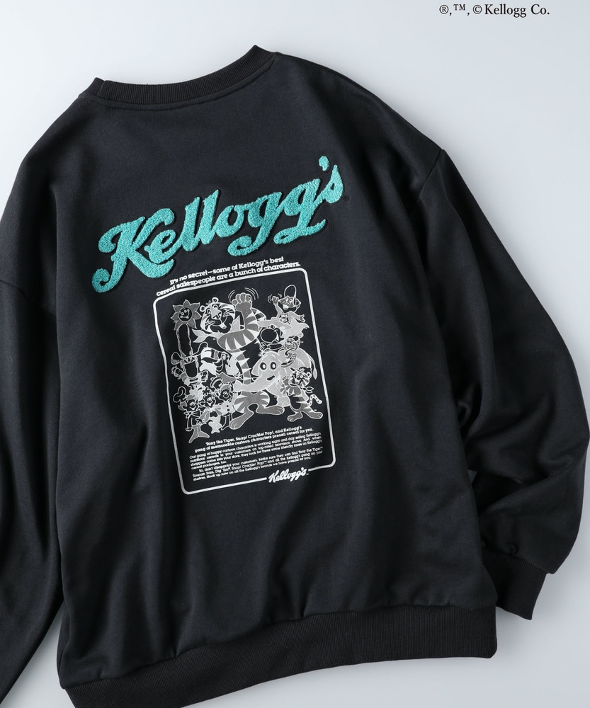 Kelloggs」サガラクルーネックトレーナー(M ベージュ): トップス