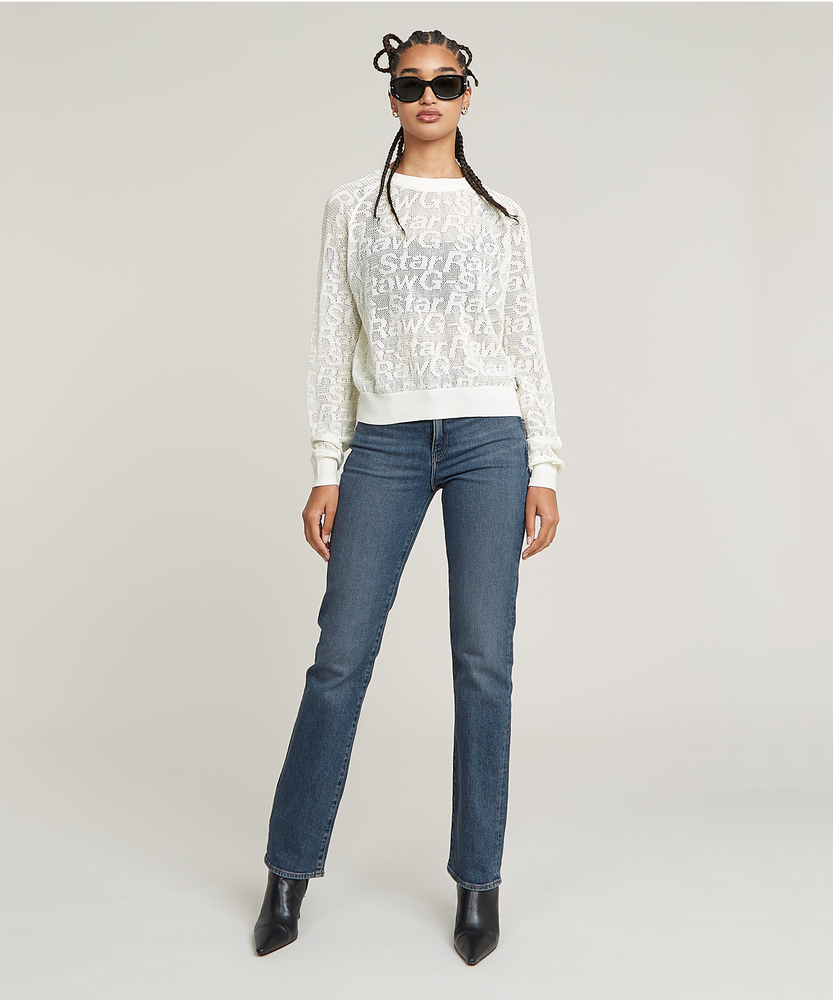 ジャガードロゴニット(S オフシロ): トップス｜Right-on公式オンライン