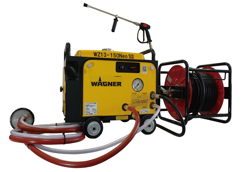 防音方エンジン高圧洗浄機☆ワグナー☆WZ13-150NSSPⅡ WAGNER 高圧洗浄