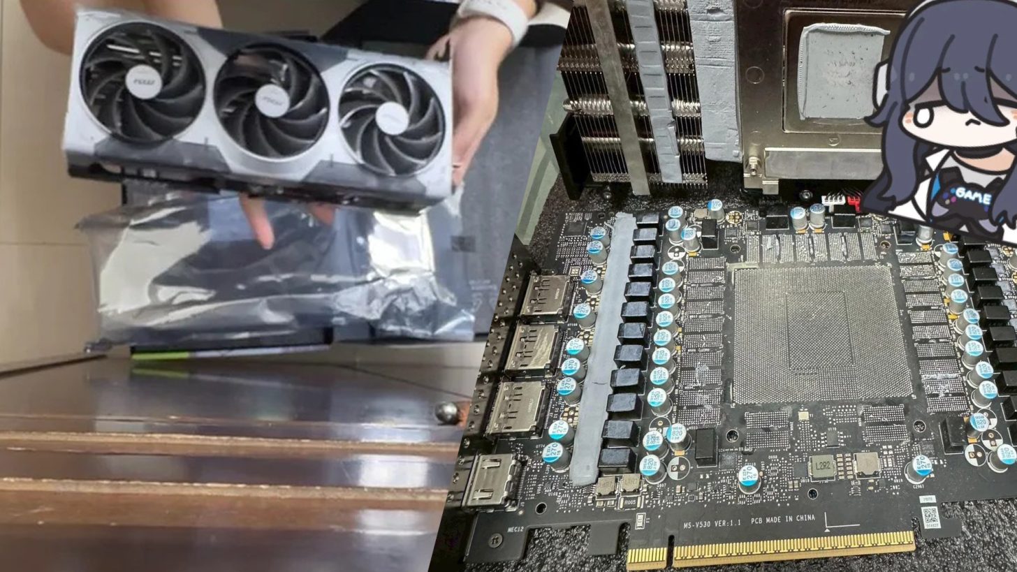 User Receives MSI RTX 5090 With GPU And VRAM Chips Torn Off PCB