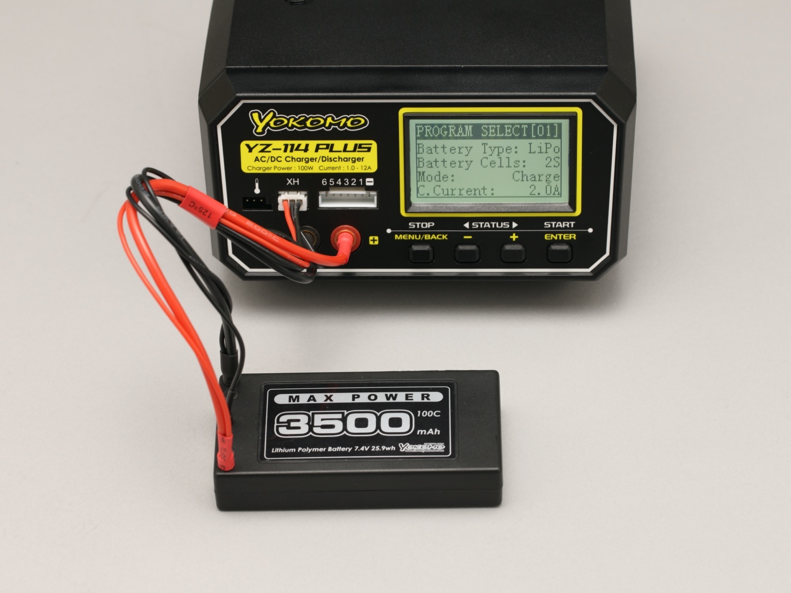 YOKOMO 充電器 YZ-114PLUS Yokomo YZ-114 PLUS AC⁄DC LiPo⁄LiHV⁄