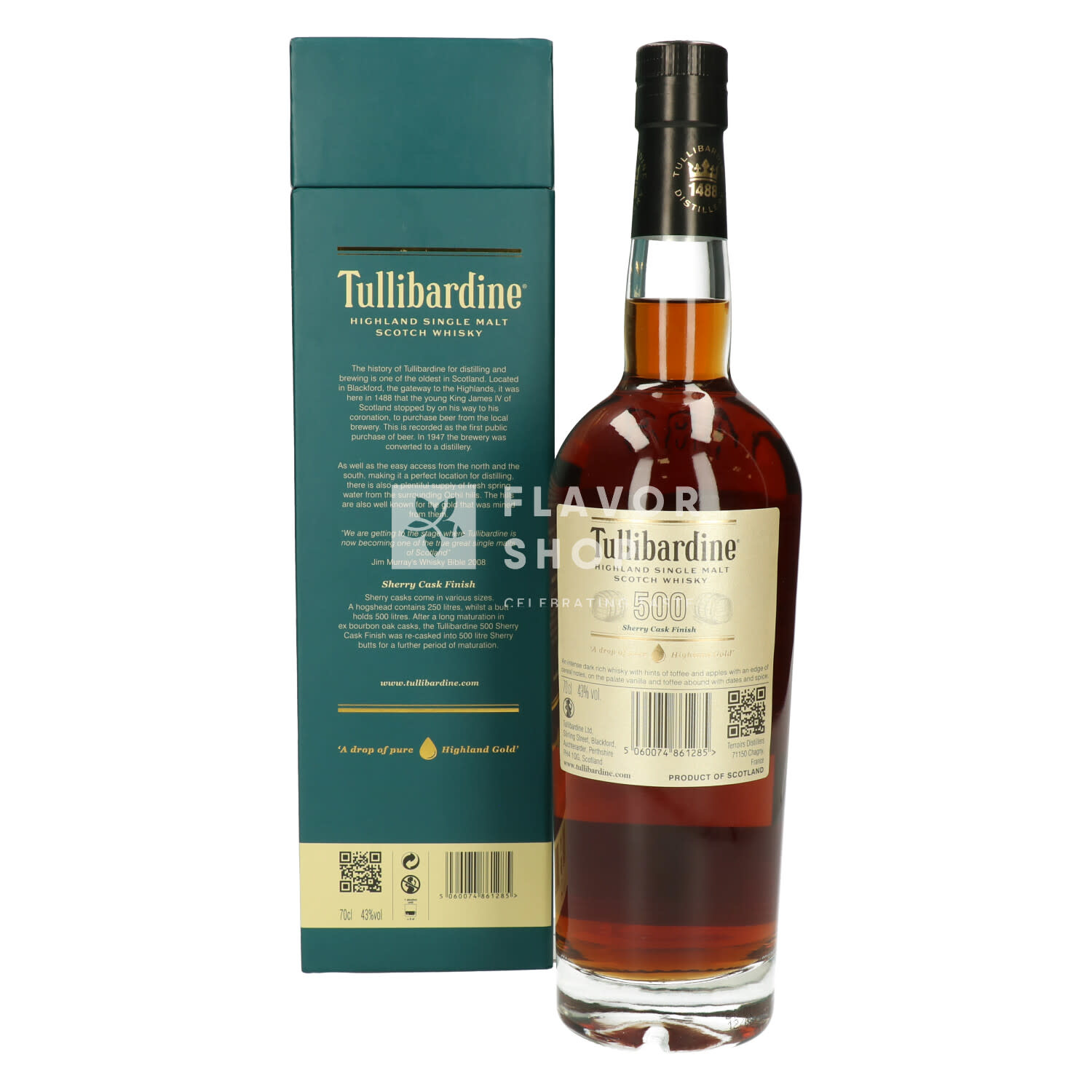 Buy Tullibardine 500 Sherry Finish Whiskey online - Celebrating TASTE
