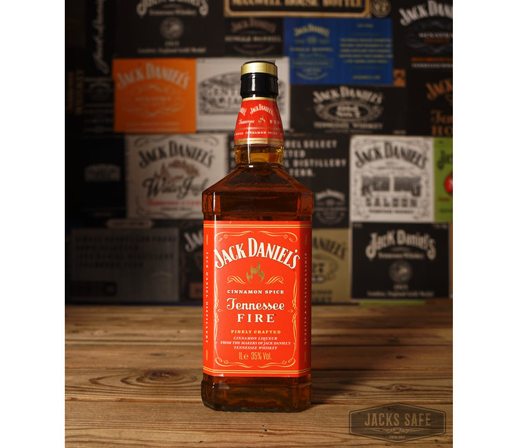 JACK DANIEL'S - Fire - 1000ml - CZ - NEW LABEL - OLD SIGNATURE