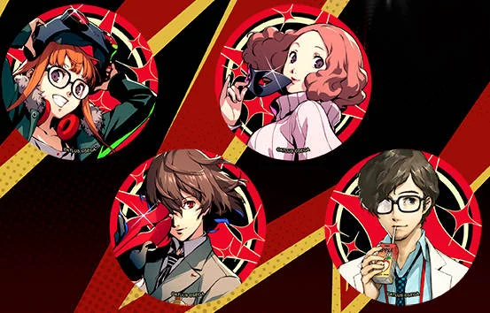 ペルソナ5 ザ・ロイヤル 缶バッジセットC 佐倉双葉 奥村春 明智吾郎