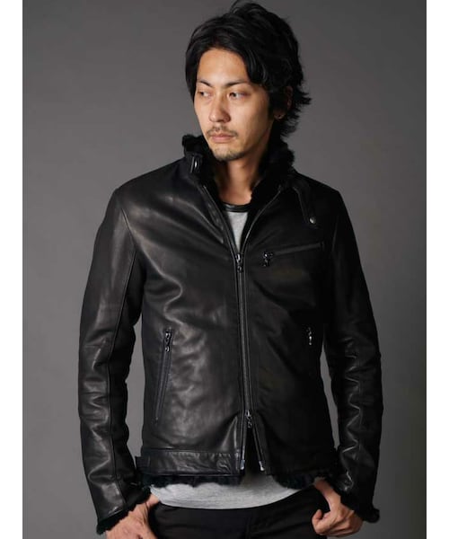 SHELLAC シェラック ライダースジャケット サイズ46 これからの季節に