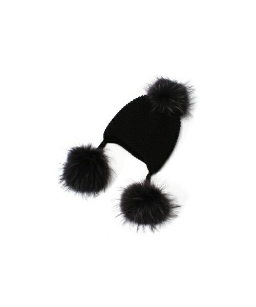 inverni（インベルニ）の「INVERNI 3ツポンポンニット帽（ニット