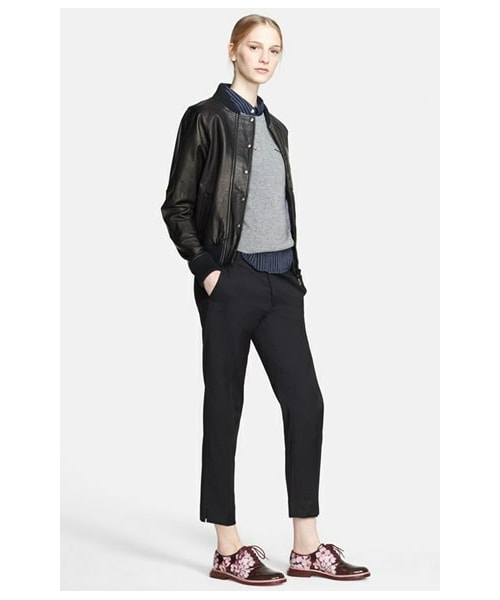 極美品】band of outsiders シングルレザージャケット 0 Band of