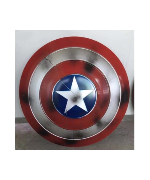 キャプテン.アメリカ シールド スタンド付 盾 直径60cm 金属製